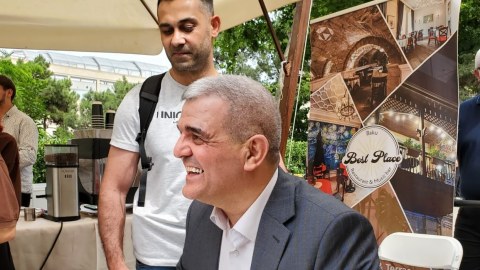 Fazil Mustafa “Dirilən adamın düşüncələri”ni təqdim etdi - FOTOLAR