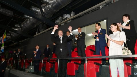 Prezident və birinci xanım dünya çempionatının açılışında - FOTOLAR (YENİLƏNİB)