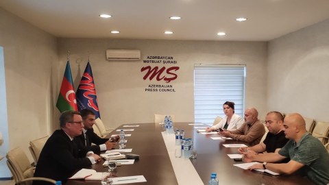“TikTok”un nümayəndələri Mətbuat Şurasında olublar