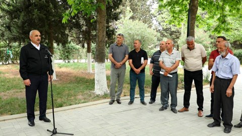 Şabranlı sahibkarlar “Səyyar qəbul otağı”nda - FOTOLAR