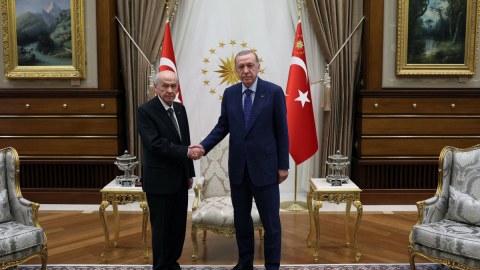 Ərdoğan Baxçalını qəbul etdi 