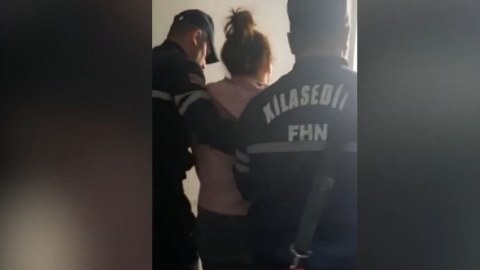 Yaşayış binasında yanğın - Xilasetmə VİDEOSU