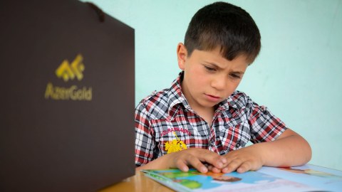 “AzerGold” Daşkəsəndə uşaqlar üçün aksiya keçirib - FOTOLAR