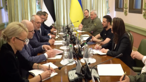 Estoniya Prezidenti Kiyevə gəldi