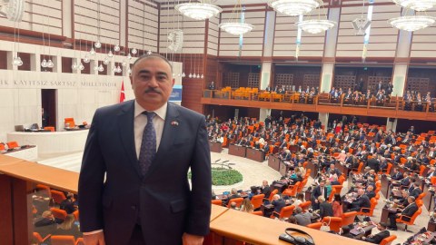 Səfirimiz Türkiyə parlamentində andiçmə mərasiminə qatıldı
