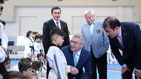 Tomas Bax Azərbaycan Taekvondo Federasiyasının qonağı olub