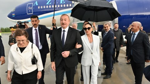 İlham Əliyev  və xanımı Türkiyədə səfərdədir - FOTOLAR