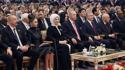 İlham Əliyev və xanımı Ərdoğanın andiçmə mərasimində - YENİLƏNİB