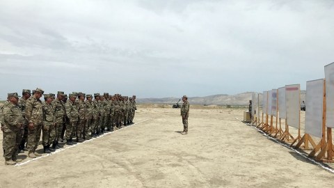 Ordumuzun artilleriya rəisləri ilə toplanış keçirilib - VİDEO