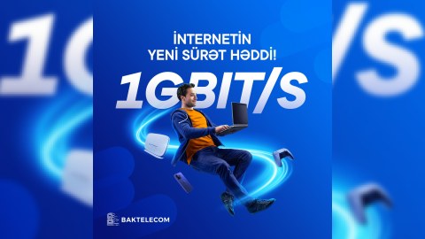 “Baktelecom” 1 Gbit/s internet sürət testlərini başa çatdırdı