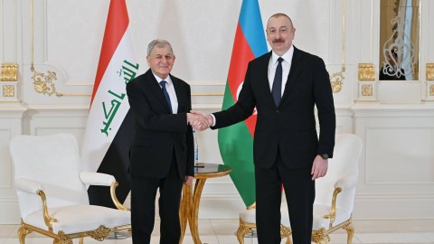 İraq Prezidenti İlham Əliyevə məktub YAZDI
