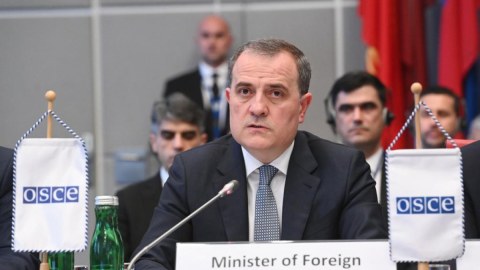 Ceyhun Bayramov ATƏT-in xüsusi iclasında çıxış etdi - FOTO