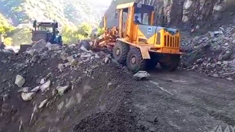  İsmayıllı-Lahıc yolu AÇILDI