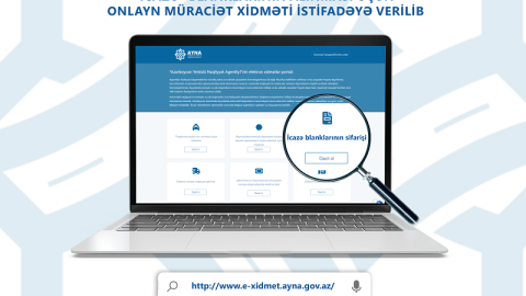“İcazə” üçün onlayn müraciət xidməti istifadəyə verildi