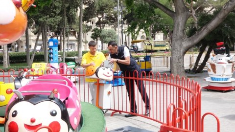 Attraksionlara nəzarət gücləndirildi - FOTO
