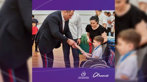 Azercell-in dəstəyi ilə “Uşaq Paralimpiya kuboku” turniri keçirilib - FOTOLAR