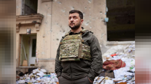 Zelenski Nikolayevə baş çəkdi