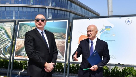 Prezident açılış mərasiminə qatıldı - FOTOLAR