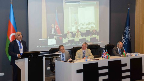 UNEC-də I Beynəlxalq Forum öz işinə başlayıb - FOTOLAR