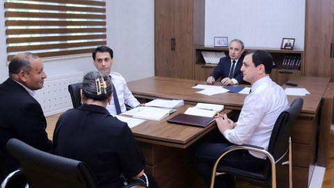 Baş prokuror Hacıqabulda vətəndaşları qəbul edib - FOTOLAR