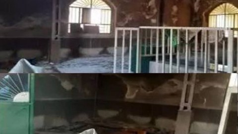 İranda iki ziyarətgah yandırıldı