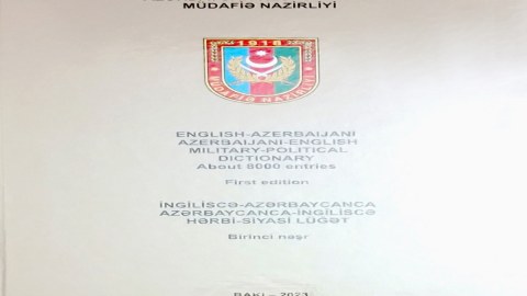 İngiliscə hərbi-siyasi lüğət nəşr edilib
