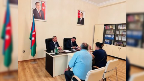 Rövşən Rzayev Xaçmazda vətəndaşları qəbul edib - FOTOLAR