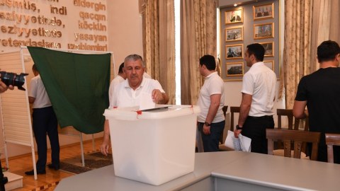 Dövlət Komitəsi yanında İctimai Şuraya seçkilər keçirildi - FOTOLAR