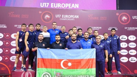 Güləş millimiz Avropa ikincisi oldu 