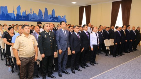 Neftçalada Qurtuluş günü qeyd olunub - FOTOLAR