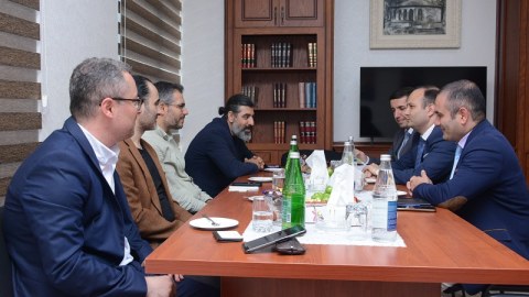 İLKE Vəqfi nümayəndələri İlahiyyat İnstitutunda - FOTOLAR