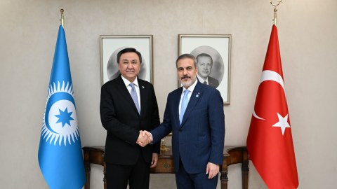 Hakan Fidan TDT baş katibi ilə danışıqlar apardı 