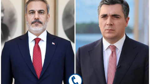 Hakan Fidan gürcü həmkarı ilə danışıqlar apardı 