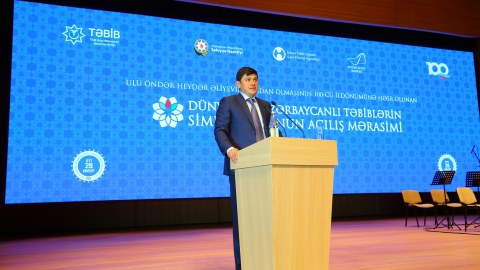 Komitə sədri simpoziumda çıxış edib