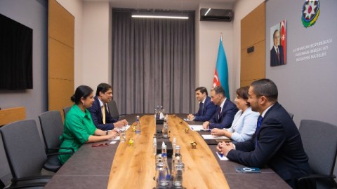 Rəşad Nəbiyev Şobita Şetti ilə görüşüb