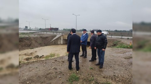 Goranboyda sel fəsadlar törədib - FOTOLAR