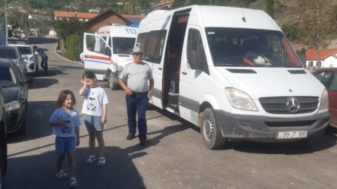 Bu gün köçürülən ailələr artıq Laçındadır