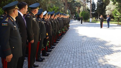 Nazir yeni generallara rütbələrini təqdim etdi - FOTOLAR
