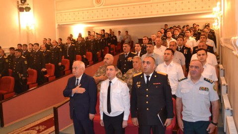 Füzulidə polis işçilərinin peşə bayramı qeyd olundu - FOTO