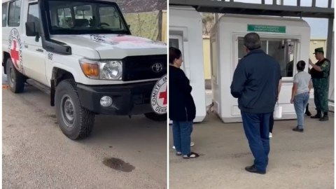 Məhv edilən separatçıların meyitləri Ermənistana aparıldı - VİDEO