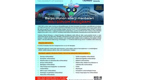 ADNSU ilə Vorvik Universiteti arasında İkili Diplom Proqramına start verildi