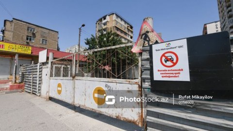 Tikintisi 10 ildir yarımçıq qalan metro stansiyası - FOTOLAR