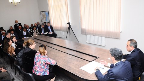 Naftalanda növbəti səyyar qəbul keçirilib - FOTOLAR