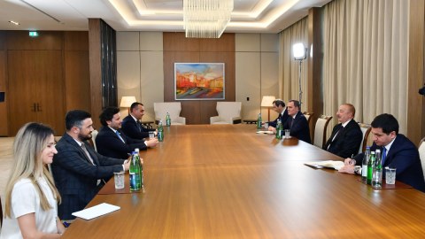 İlham Əliyev Monteneqro Baş nazirini qəbul edib