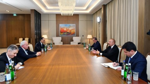Prezident Fələstinin xarici işlər nazirini qəbul edib - YENİLƏNİB