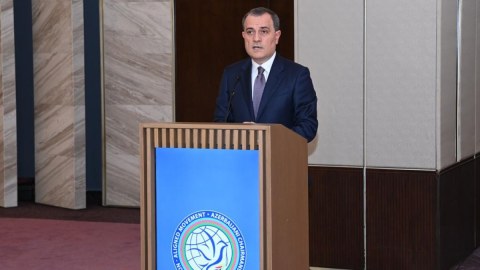 Nazirlər Heydər Əliyevin yubileyinə həsr olunan tədbirdə