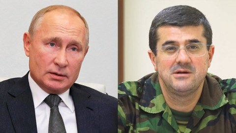Arayik qorxu içində Putinə yalvarır - Bakı isə silaha əl atır