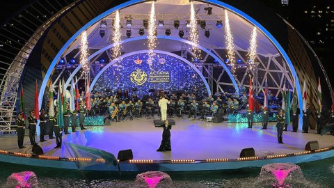 Astanada hərbi festivalın açılış mərasimi keçirildi
