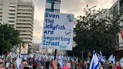 İsraili yenidən etirazlar BÜRÜDÜ