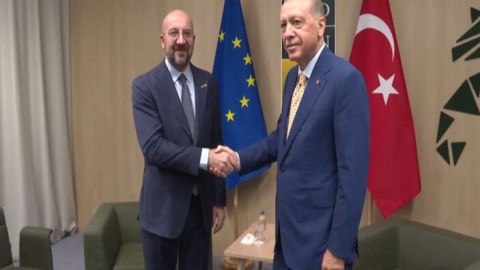 Ərdoğan Şarl Mişellə görüşdü 